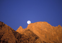 Eastern Sierra Moonset